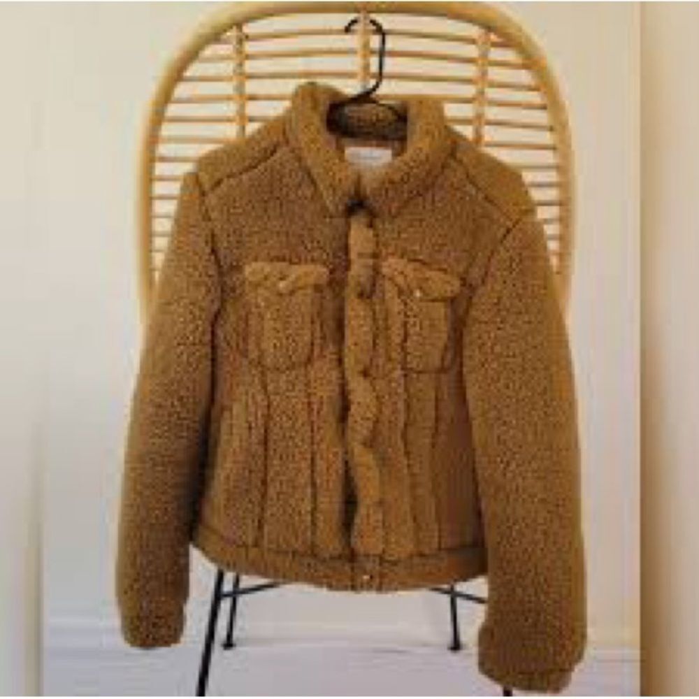 Urban Outfitters Brown Sherpa Jacket